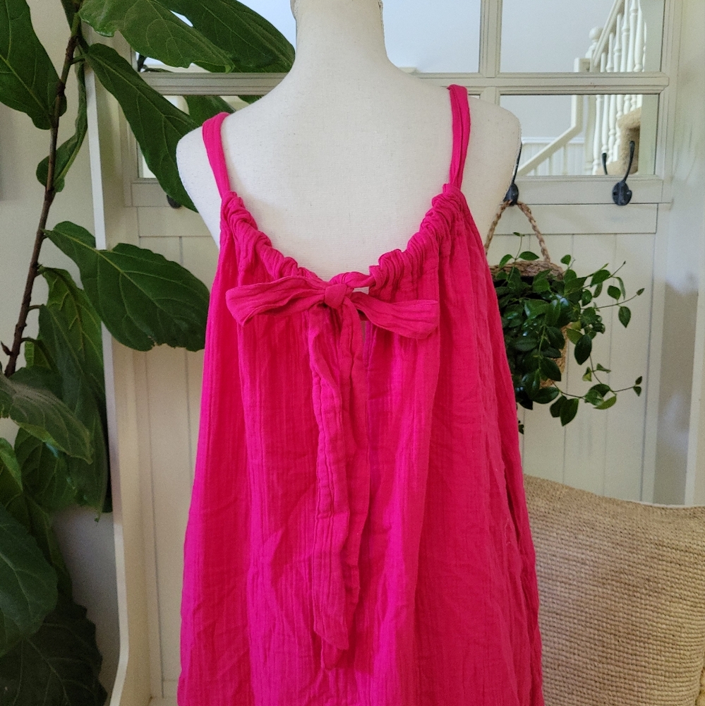 Old Navy Fuchsia Maxi Dress